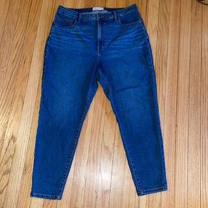 Everlane curvy high rise skinny light blue jean crop